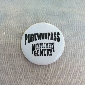 1990s Purewhupass Montgomery Gentry musician duo lapel pin 693